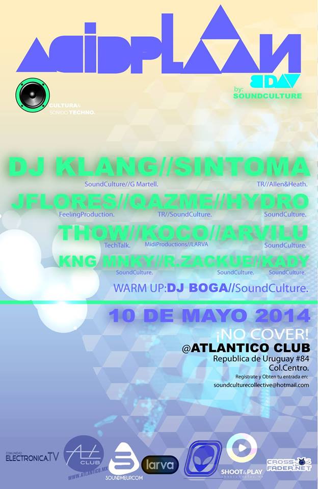 B_DAY ACIDPLAN w/SINTOMA_DJ KLANG_QAZME_HYDRO__J FLORES__THOW & +