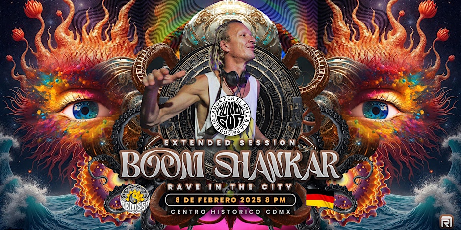 Boom Shankar en CDMX: 8 FEB 2025 Mundo&nbsp;Goa