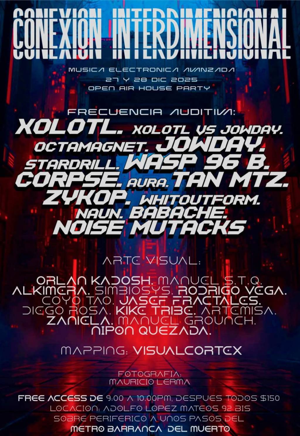 Conexión Interdimensional 27 Y 28 dic&nbsp;CDMX